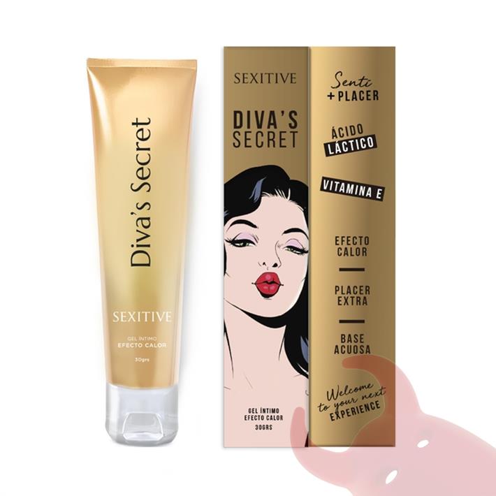  Gel intimo diva's secret efecto calor de 30g 